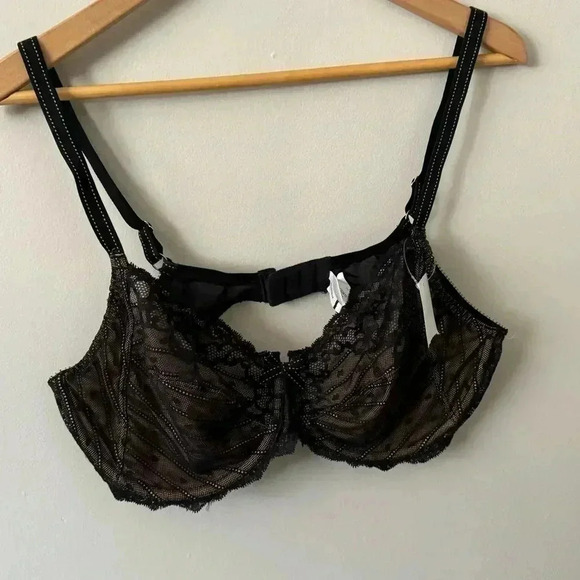 NWT Chantelle Rive Gauche Full Coverage Unlined Underwire Bra *read 40D - Picture 4 of 6